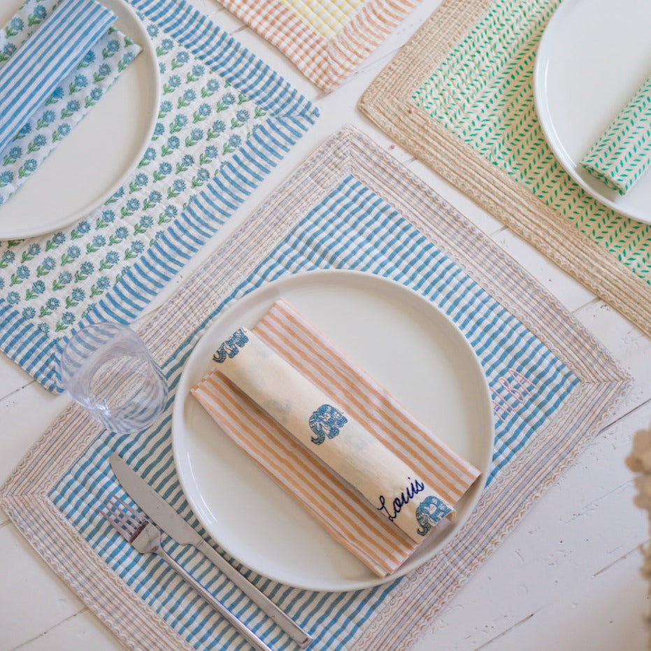 Set de table personnalisé