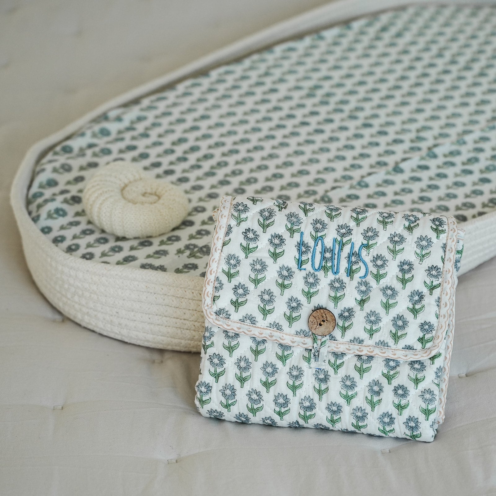 Matelas à langer de voyage personnalisé