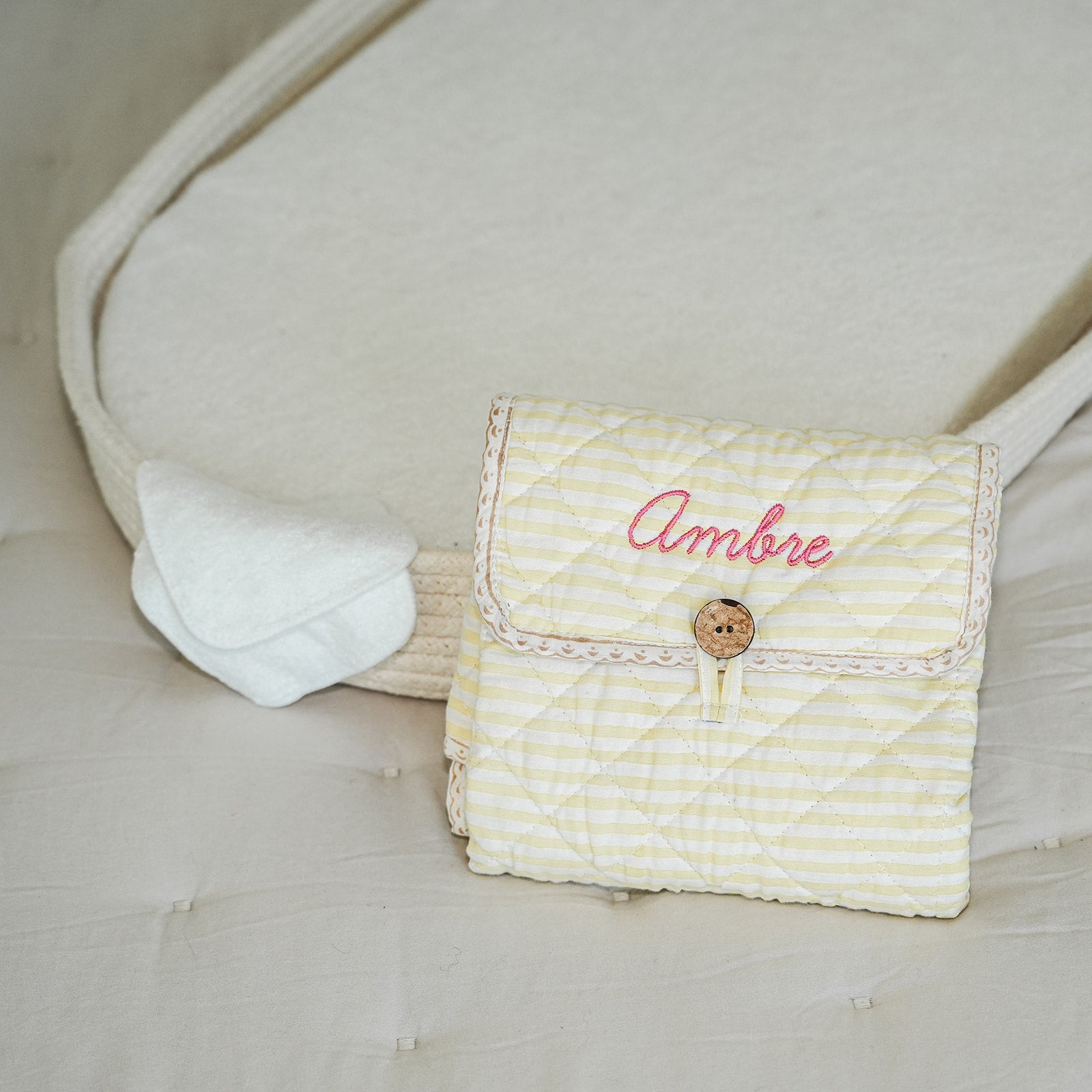 Matelas à langer de voyage personnalisé