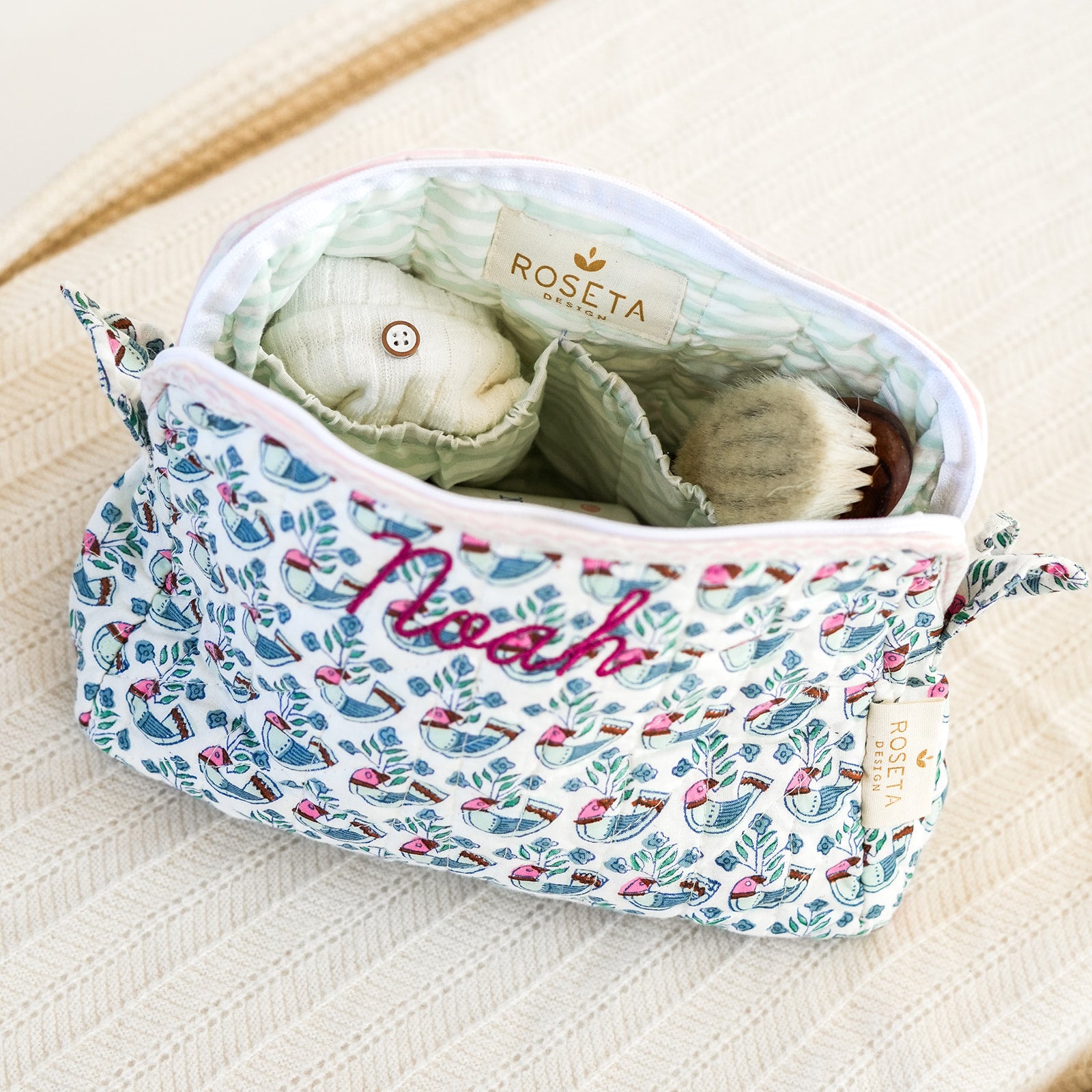 Trousse de toilette personnalisée