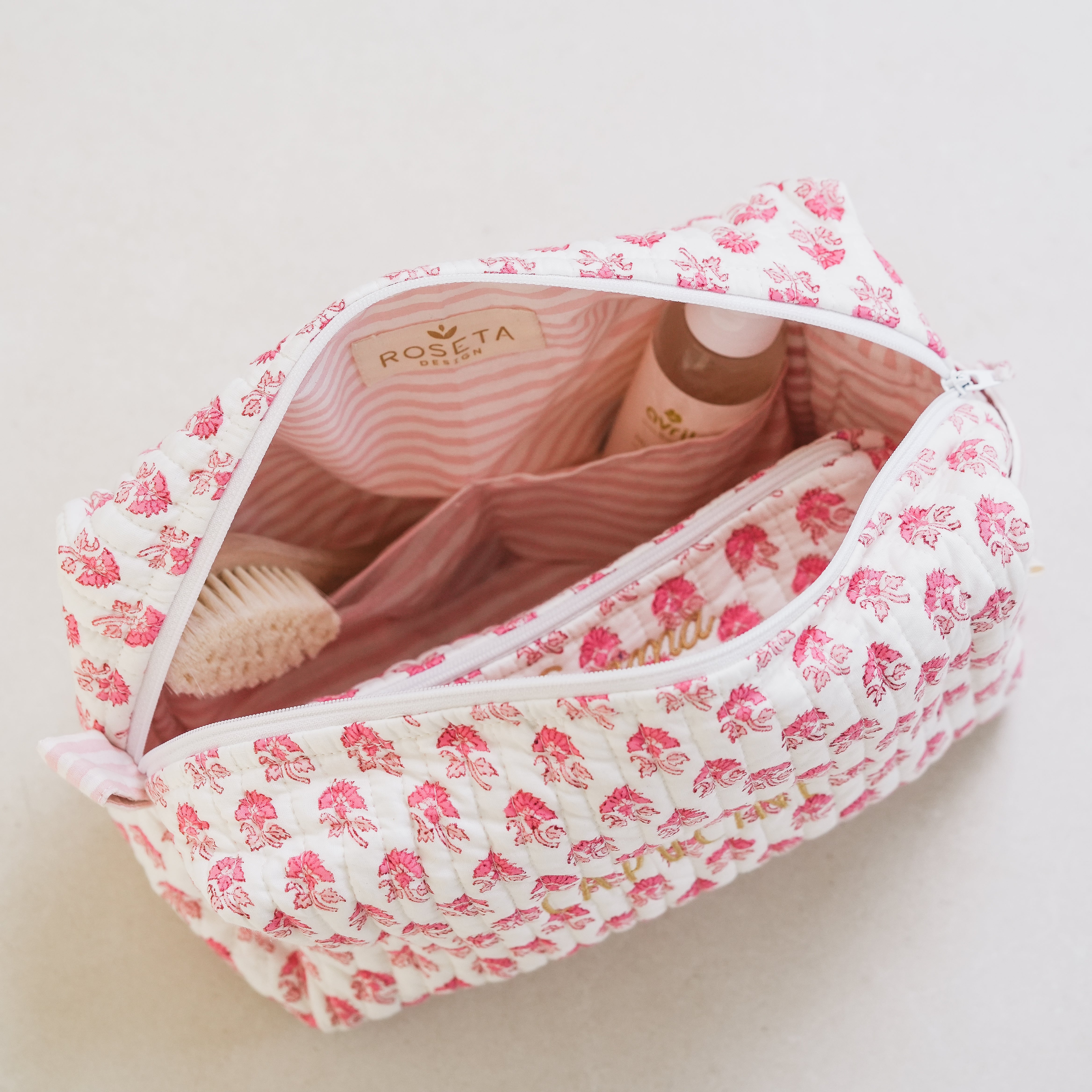 Grande trousse de toilette personnalisée