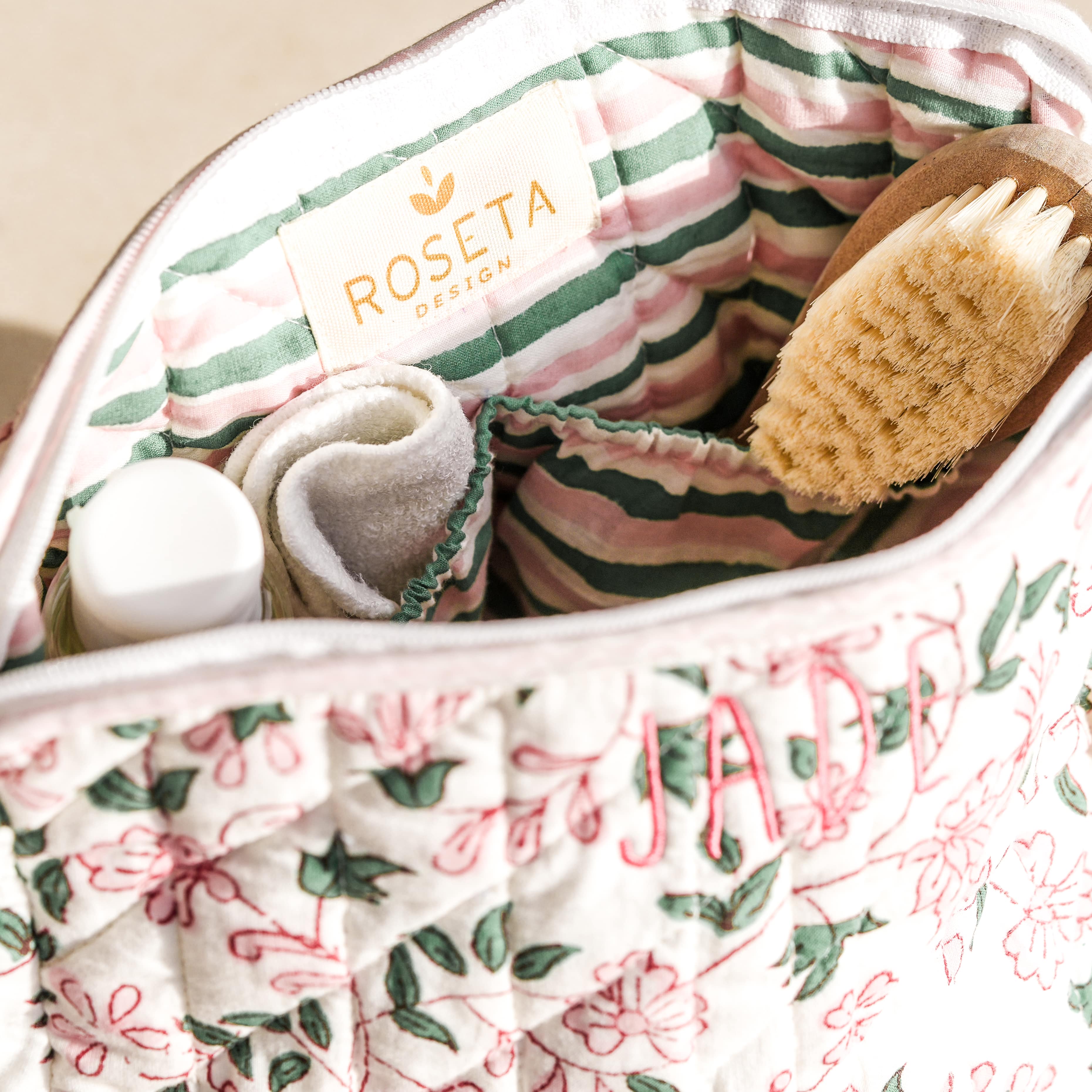 Trousse de toilette personnalisée