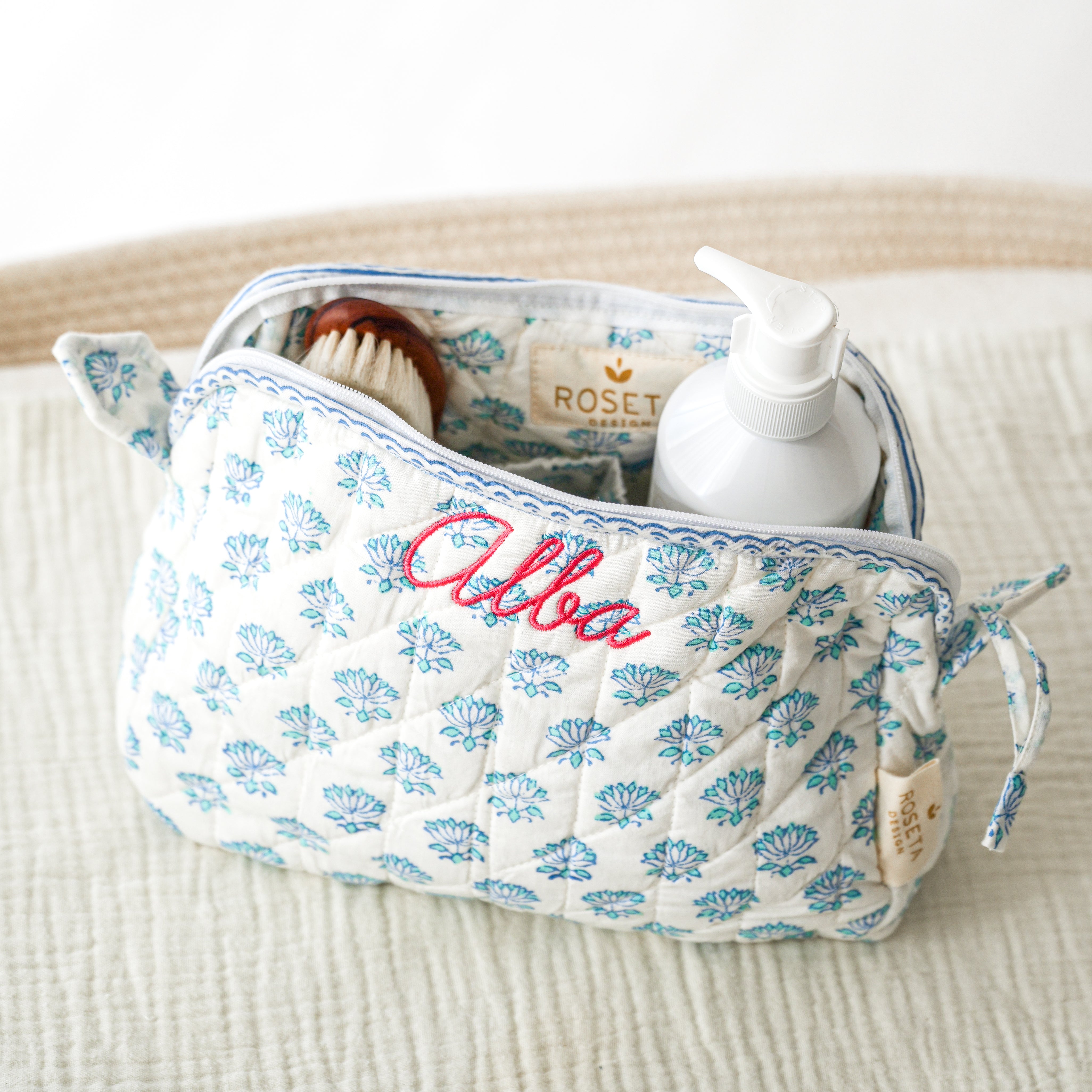 Trousse de toilette personnalisée