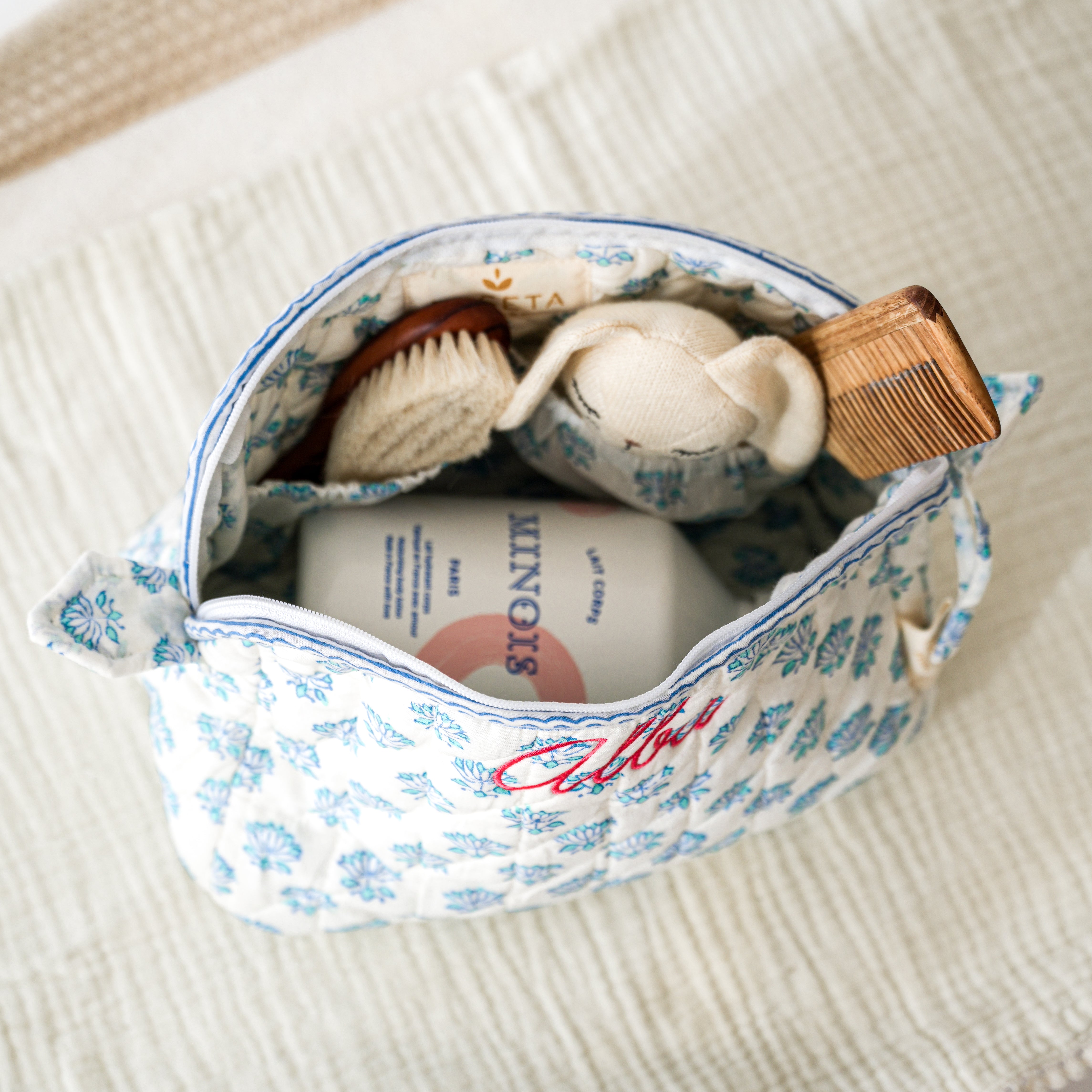 Trousse de toilette personnalisée