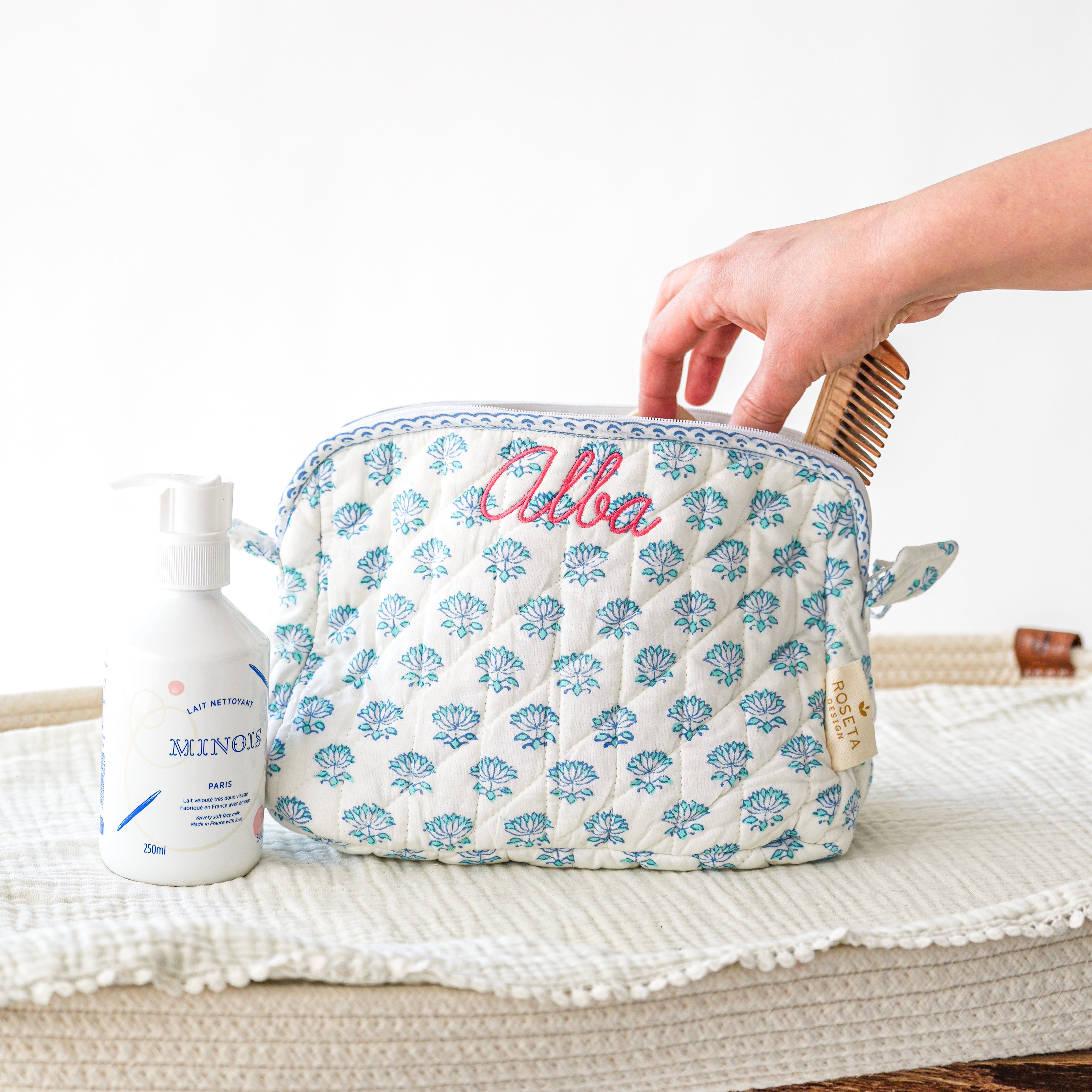 Trousse de toilette personnalisée
