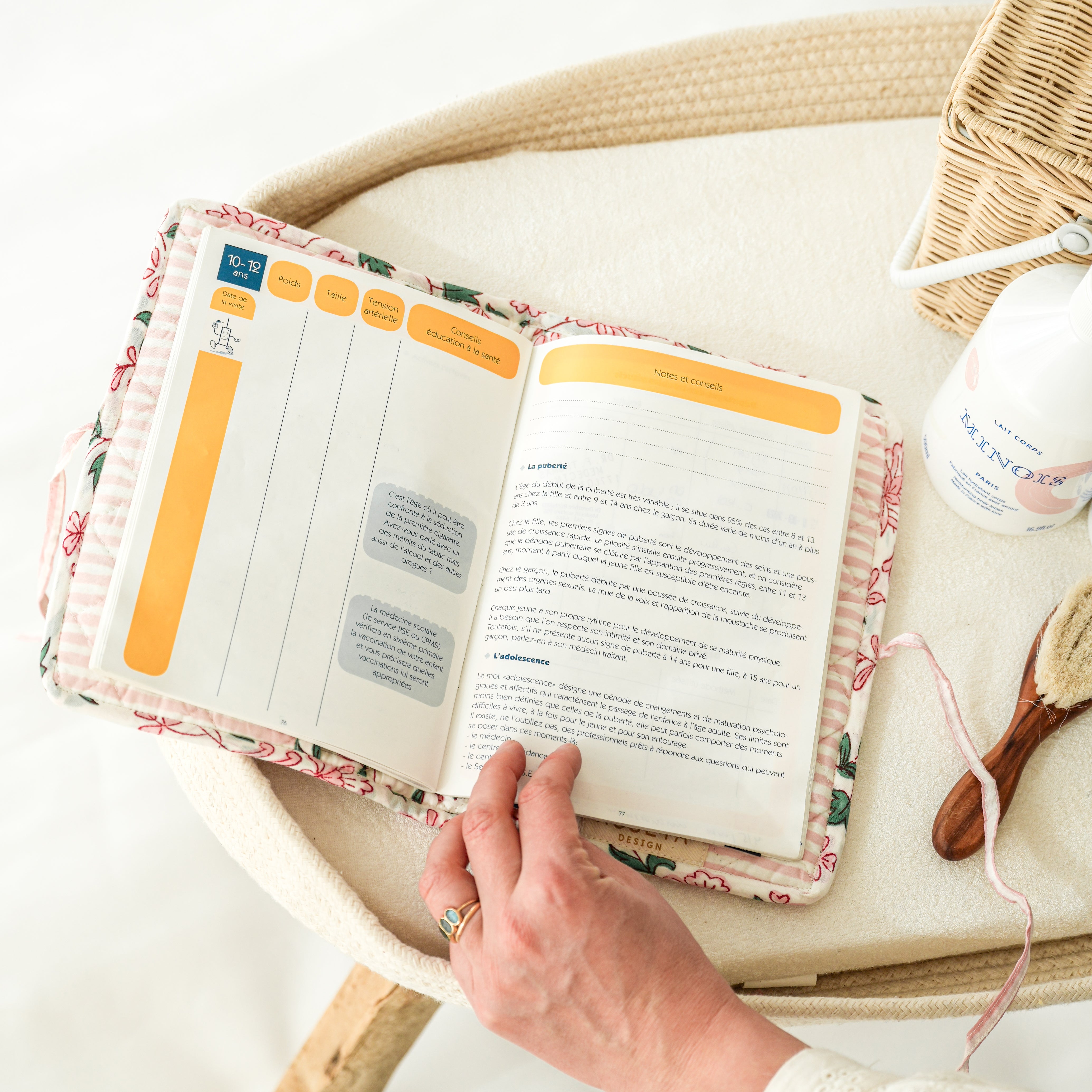 Protège carnet de santé personnalisé
