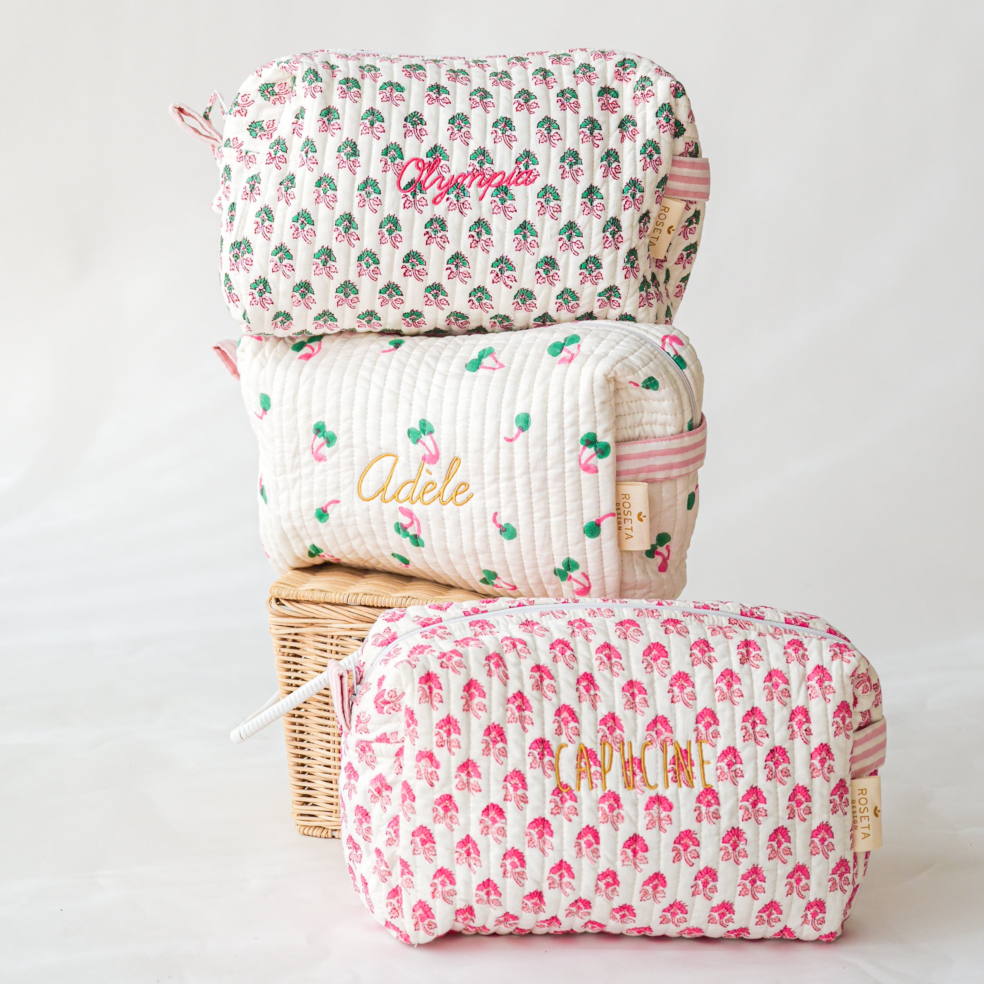Grande trousse de toilette personnalisée