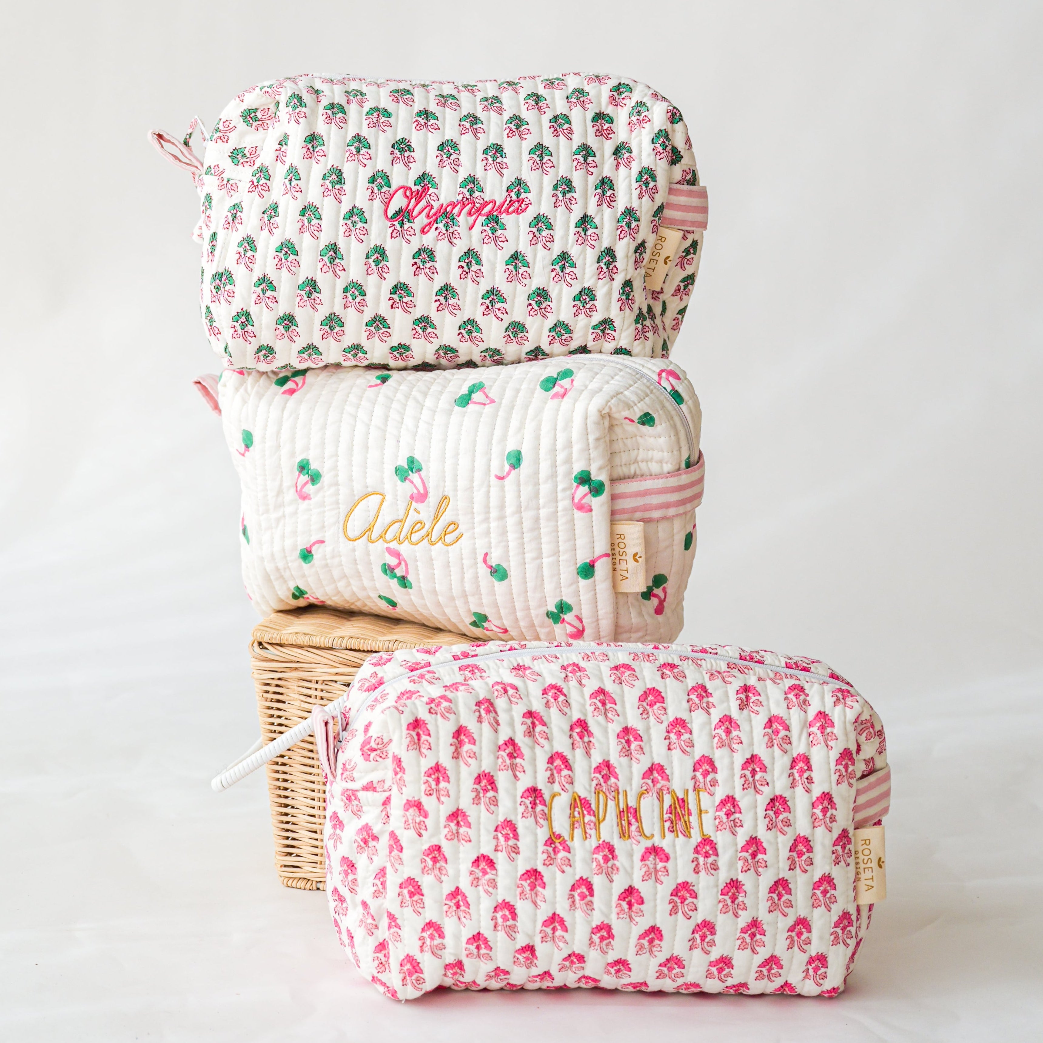 Grande trousse de toilette personnalisée