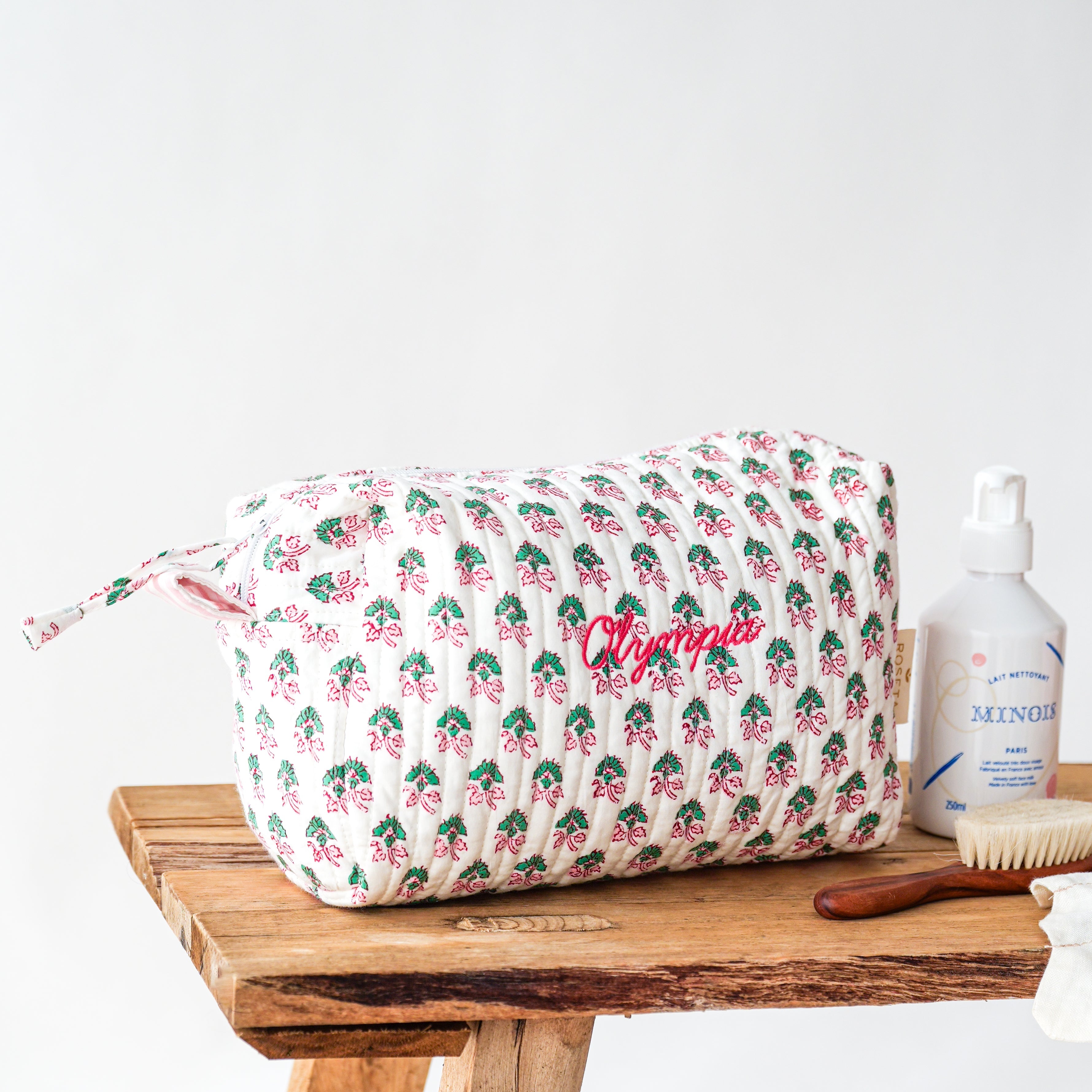 Grande trousse de toilette personnalisée