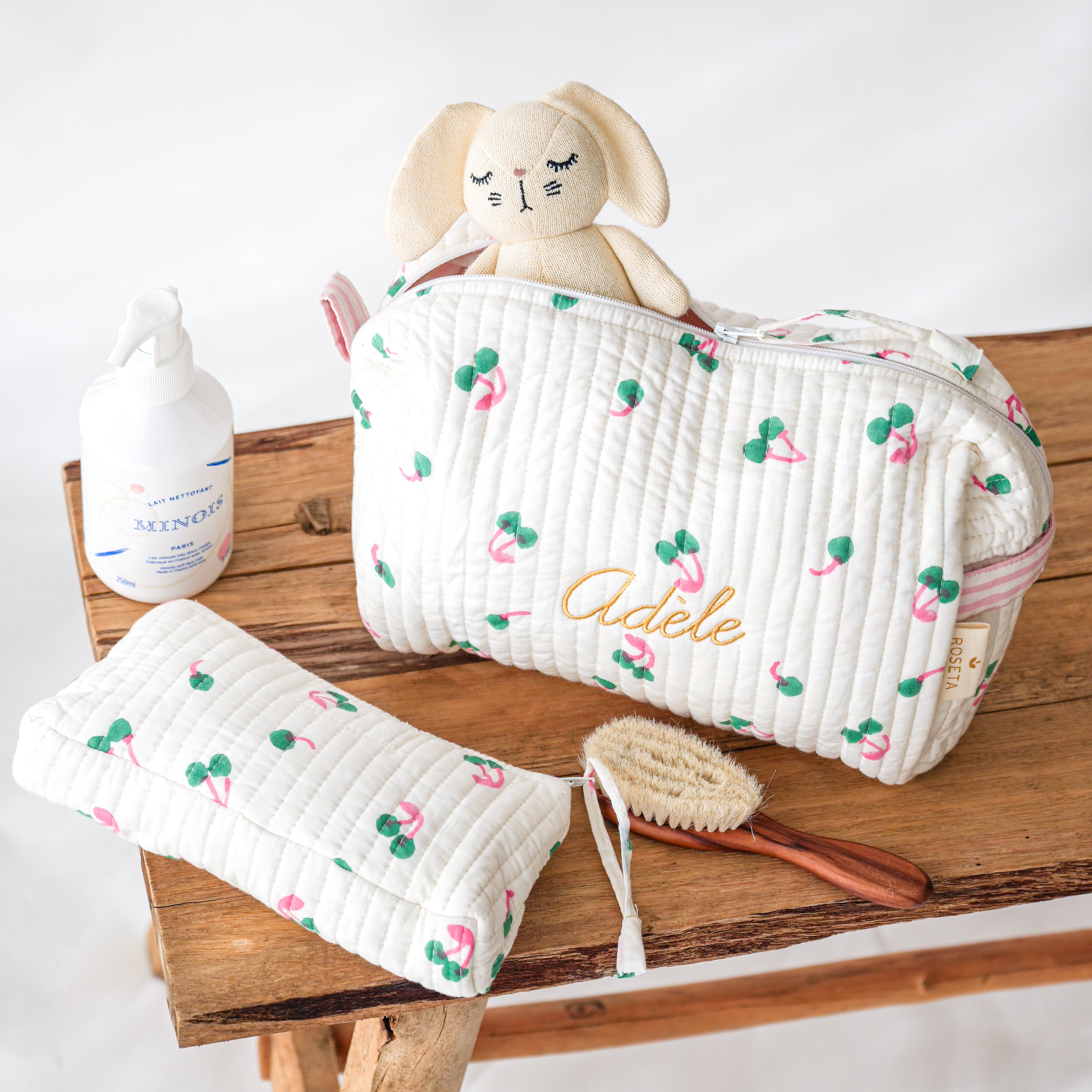 Grande trousse de toilette personnalisée