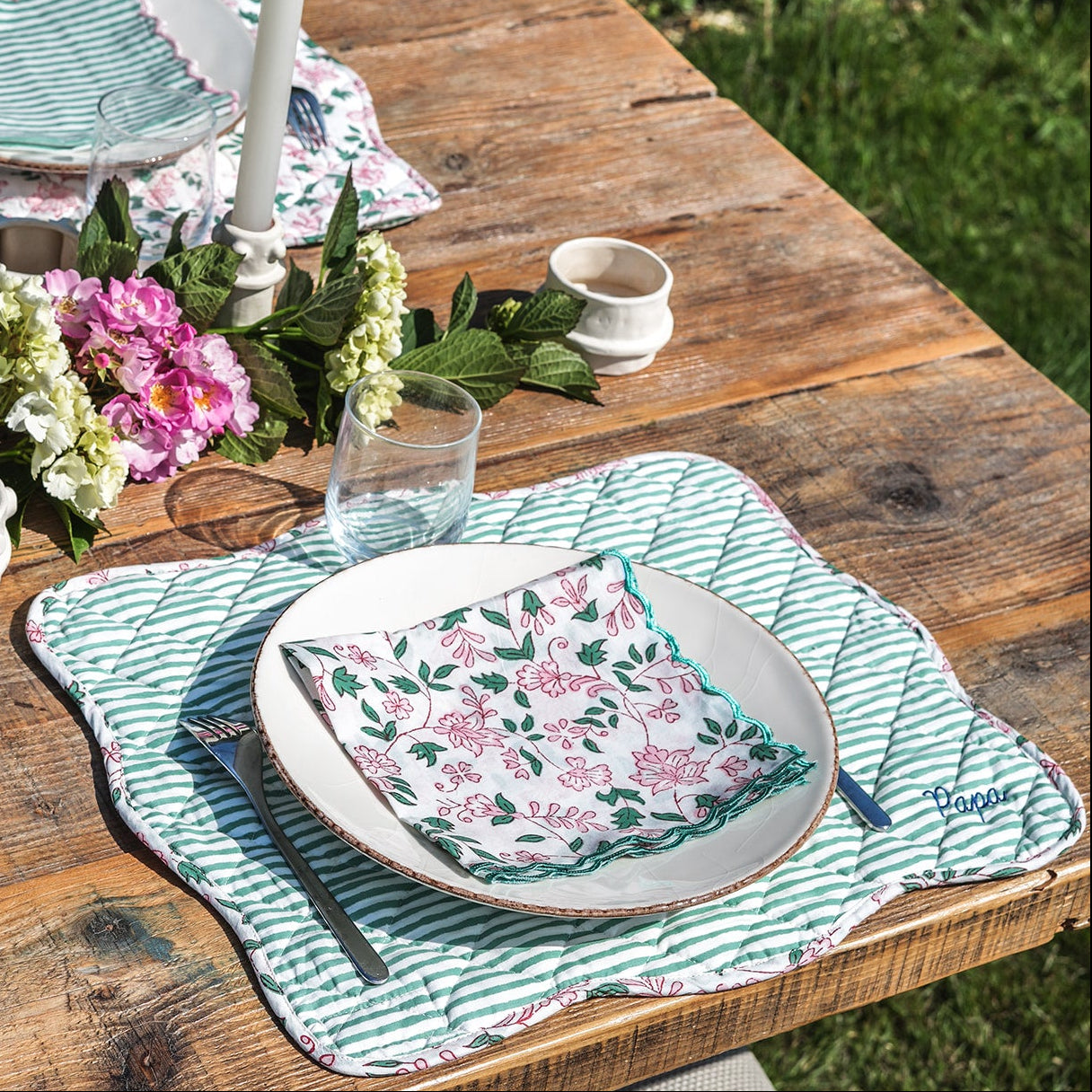 Set de table personnalisé