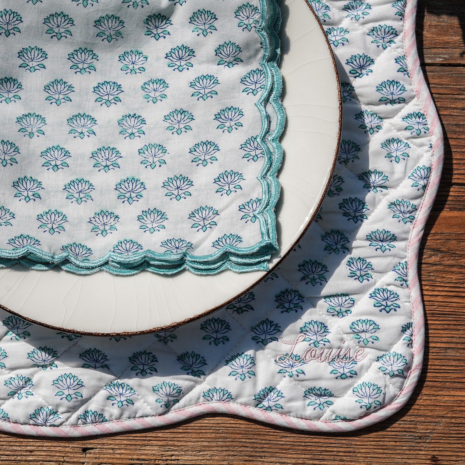 Set de table personnalisé