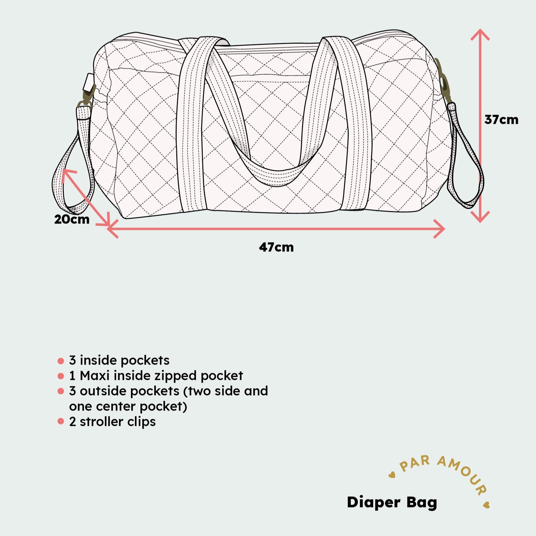 Sac à langer personnalisé