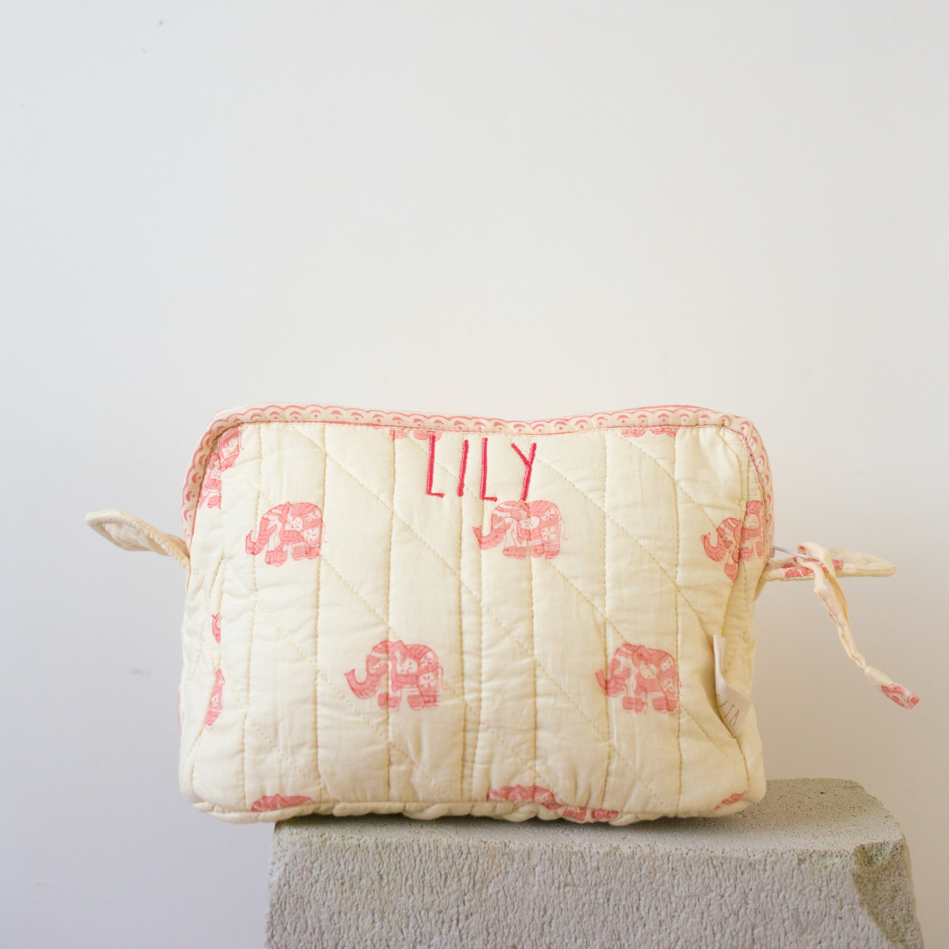 Trousse de toilette personnalisée