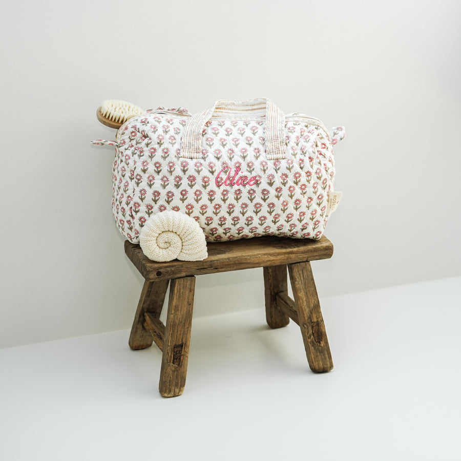 Sac vanity Oeillet d' Inde Rose