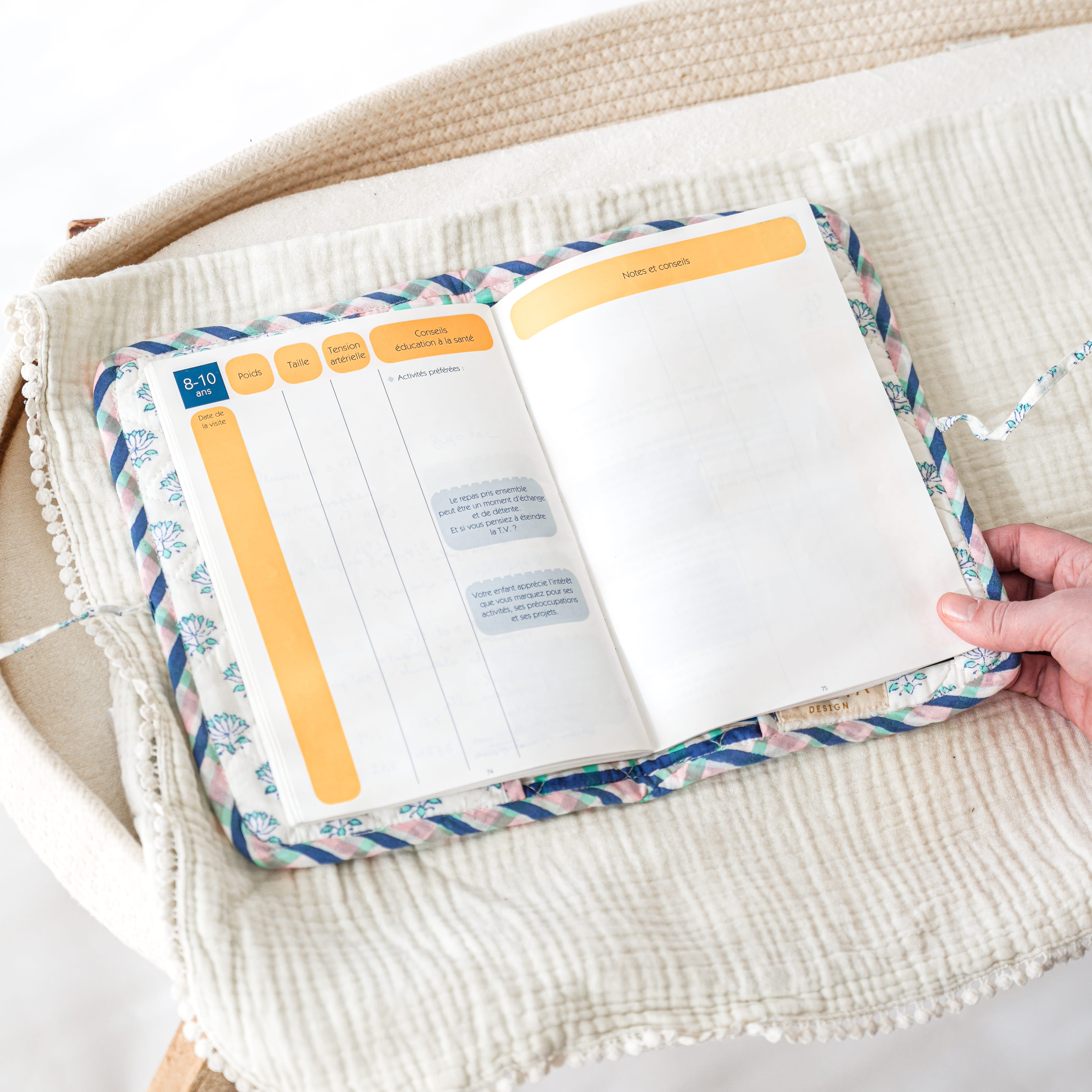 Protège carnet de santé personnalisé