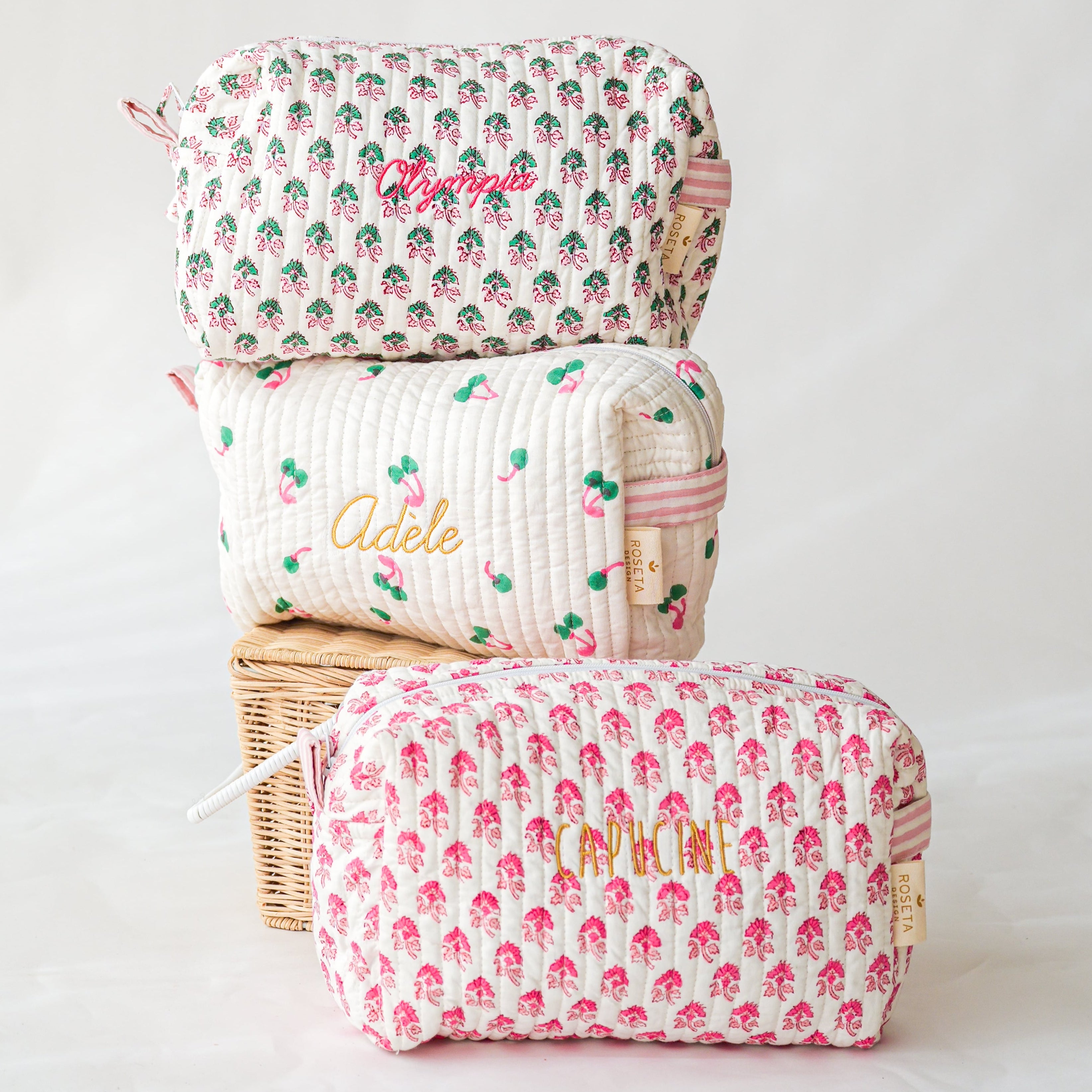 Grande trousse de toilette personnalisée