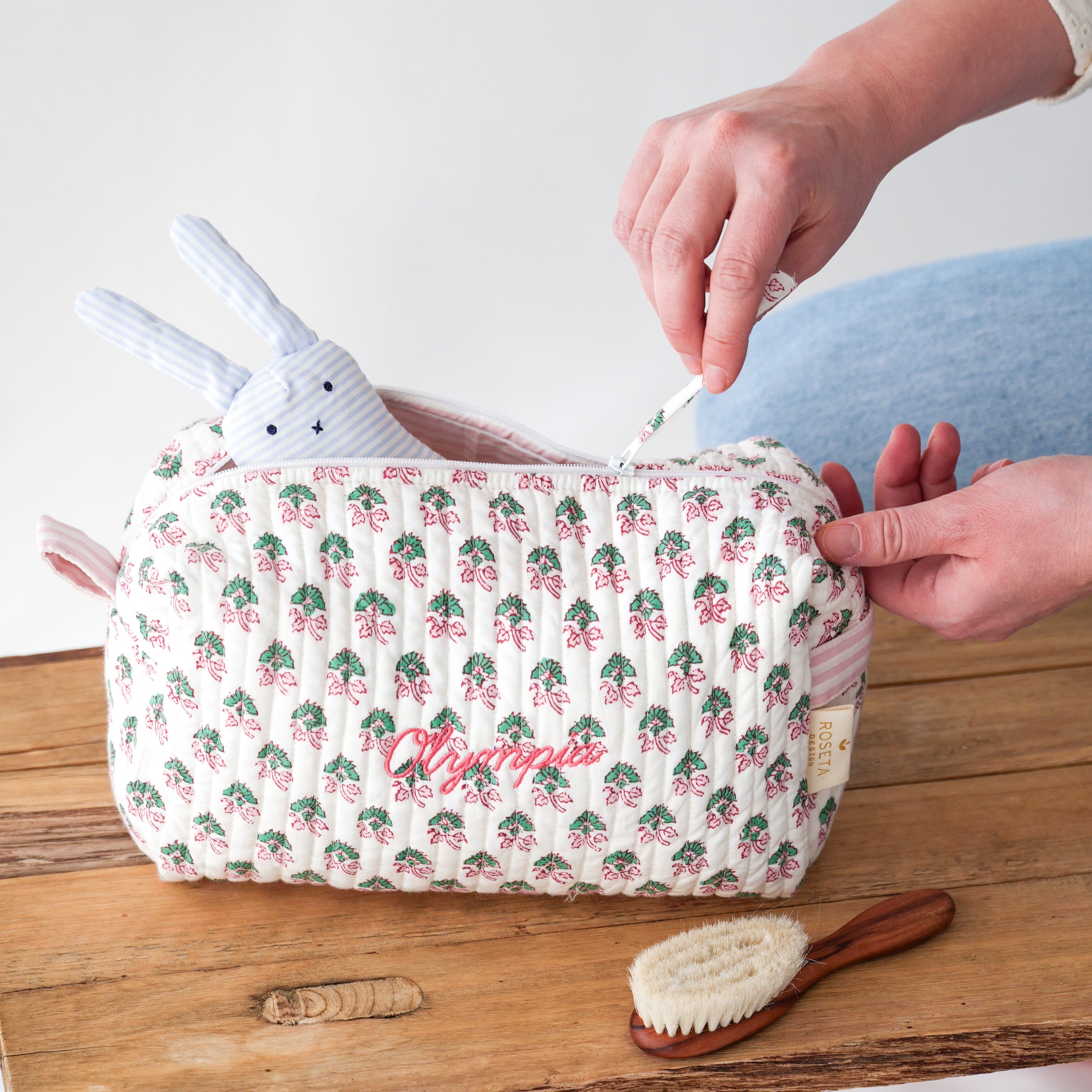 Grande trousse de toilette personnalisée