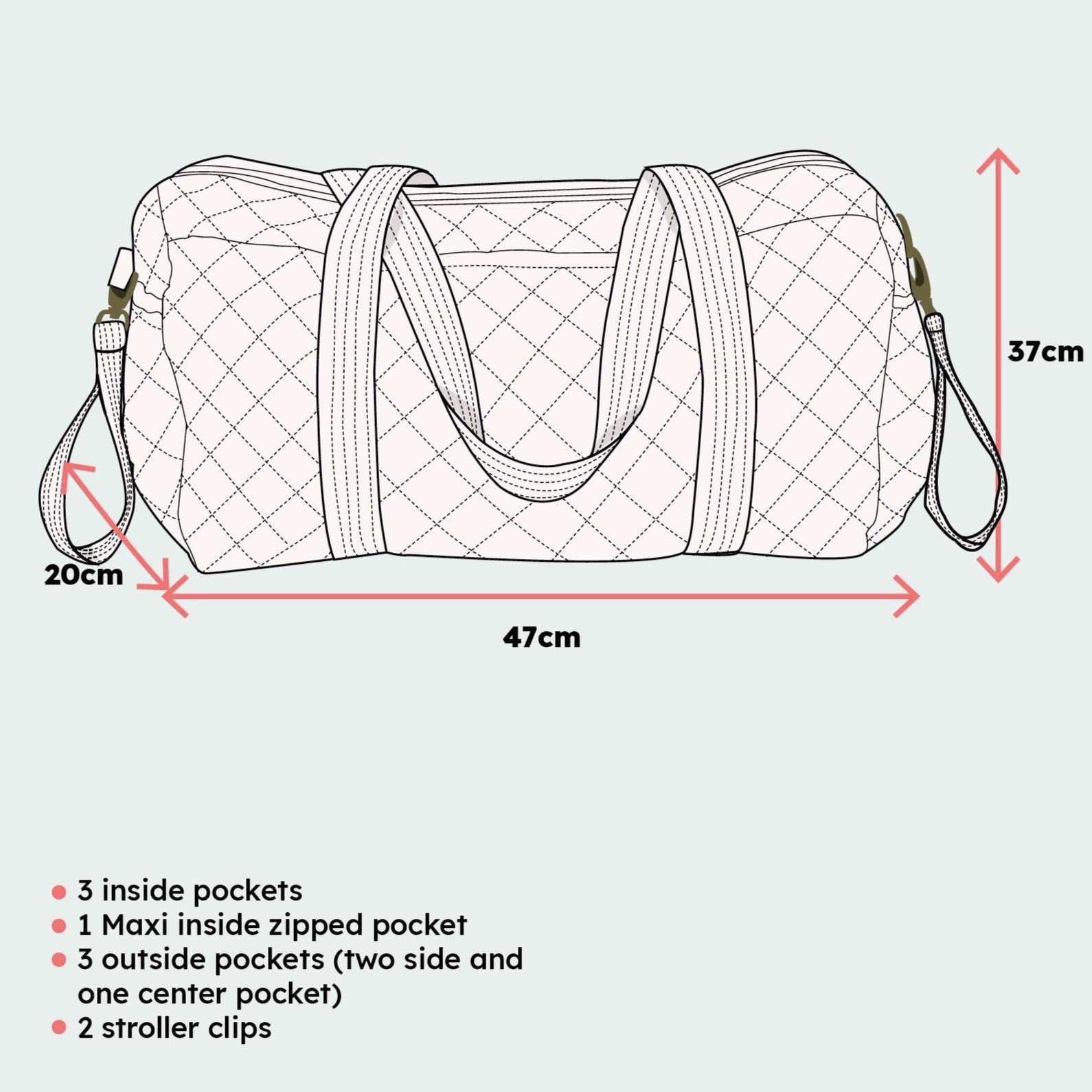 Sac à langer personnalisé