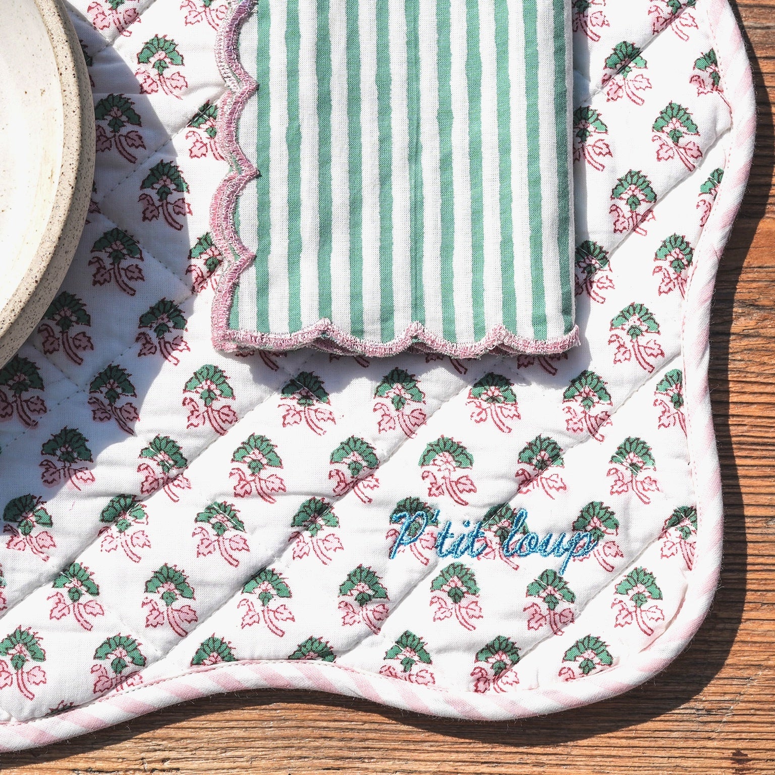 Set de table personnalisé