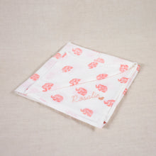 Load image into Gallery viewer, Baby cloth in cotton muslin PAISLEY orange