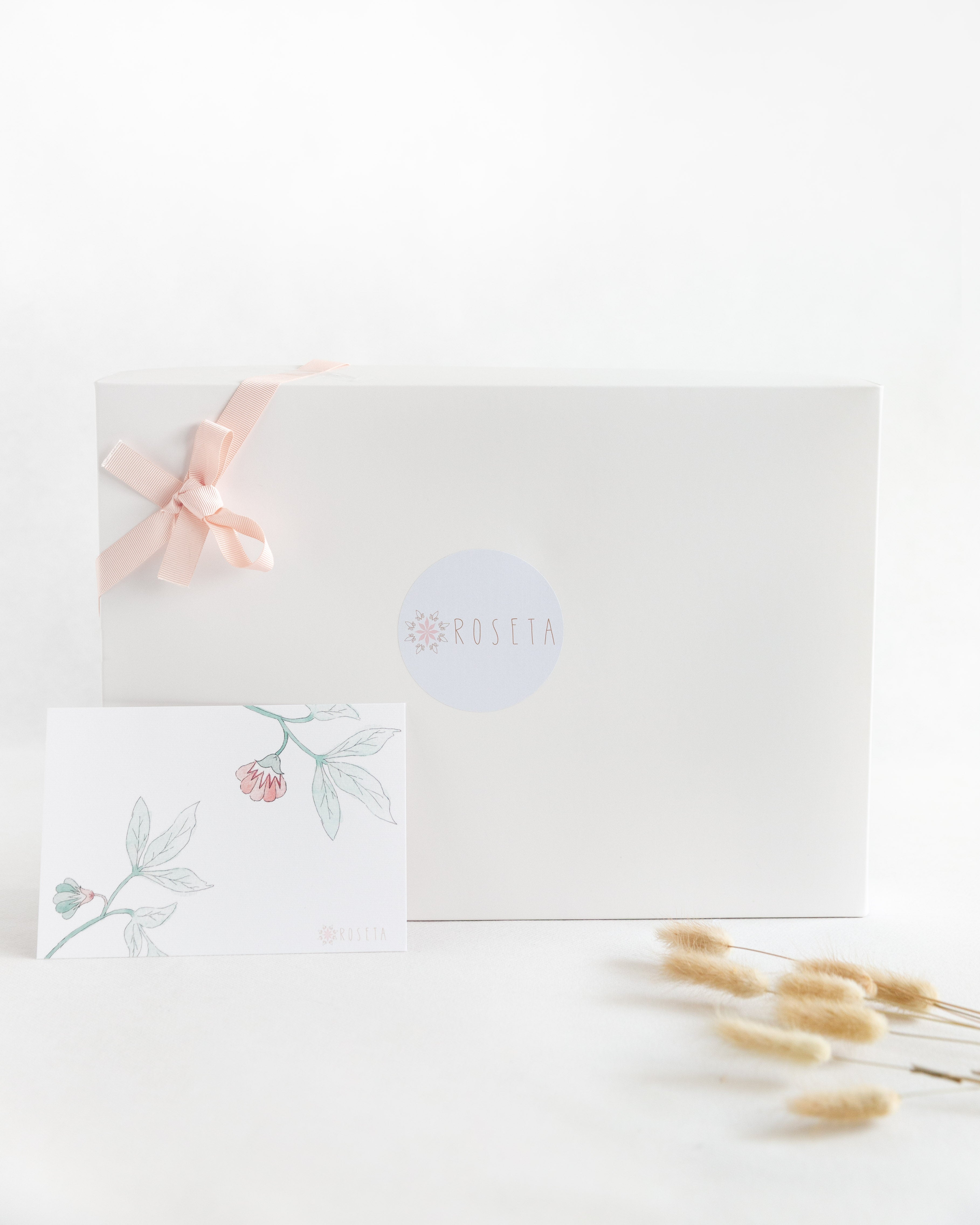 Cadeau de naissance broderie personnalisée  - coffret "Prestige" Mixte